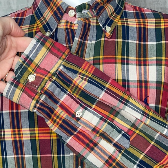 NWOT XL Polo Ralph Lauren Multi Color Plaid Long Sleeve Button Down - Picture 3 of 11